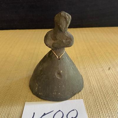 Vintage Clay Pottery Angel Bell Made in Mexico