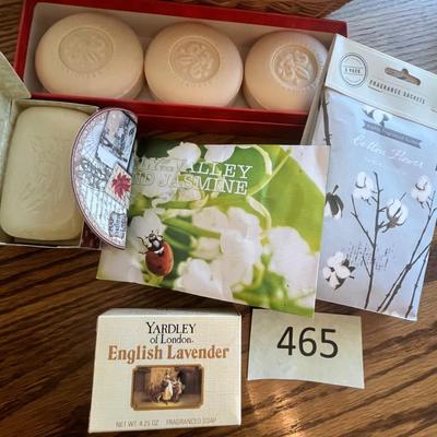 Various Soaps with Basket