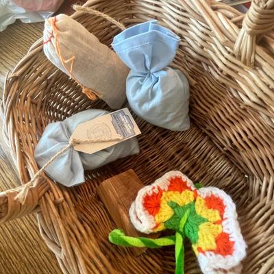 Various Soaps with Basket