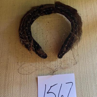 Vintage Brown Fur Band