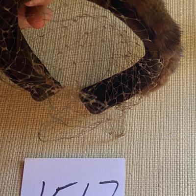 Vintage Brown Fur Band