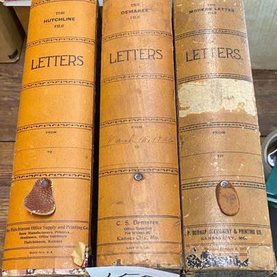 Vintage Letter Book File Storage