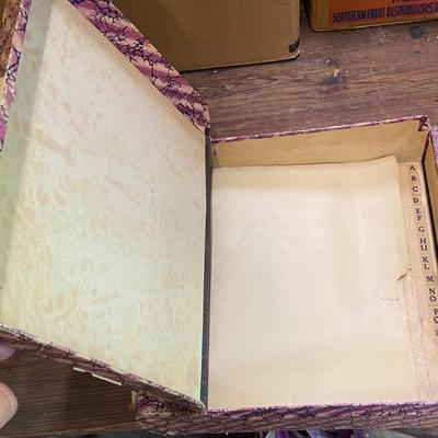 Vintage Letter Book File Storage
