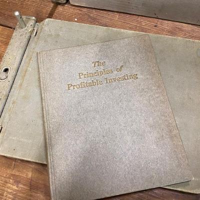 Ledger Books and Profitable Investing 1920s