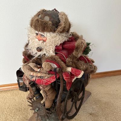 Santa Rider with Antique Toys from Cornerstone Christmas Collection