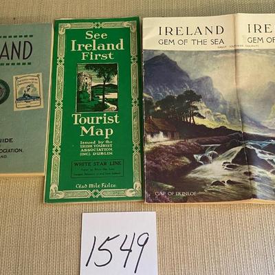 Vintage Ireland Tourist Guides