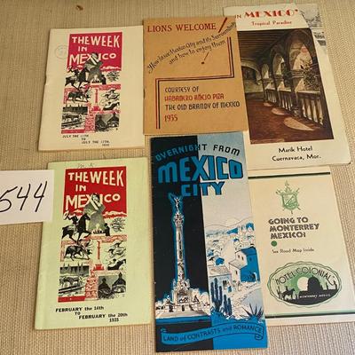 1930s Mexico Booklets