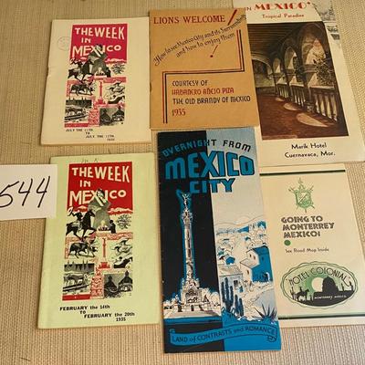1930s Mexico Booklets