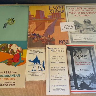 1930s Mediterranean Cruises