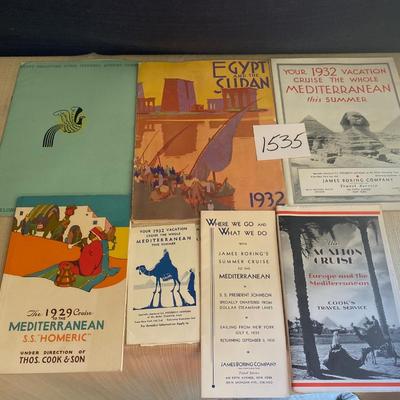 1930s Mediterranean Cruises