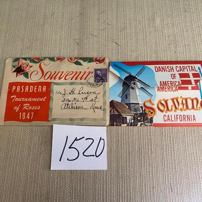 1947 Pasadena Tournament Of Roses Postcards