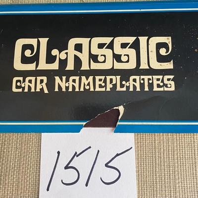 Classic Car Nameplates