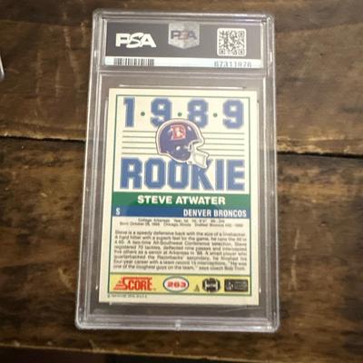 1989 Score - #263 Steve Atwater (RC)