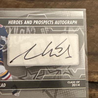 2013-14 In the Game Heroes and Prospects - Autograph #A-AE Aaron Ekblad (AU, RC)