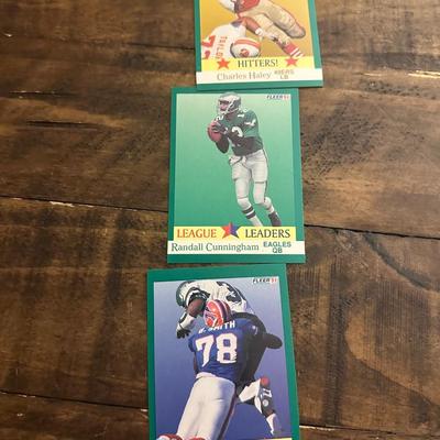1991 Fleer NFL League Leaders