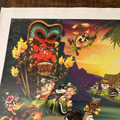 Looney  Tunes Hawaiian Print