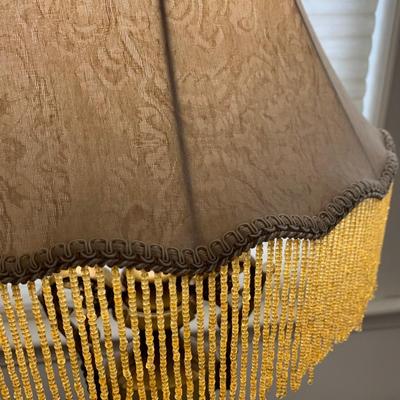 Decorative Table Lamp w/ Beaded Shade