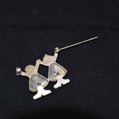 LilyWorks EFS Sterling Silver Children Pin 1.5" 7.5g