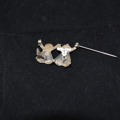 LilyWorks EFS Sterling Silver Children Pin 1.5" 7.5g