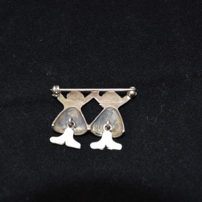LilyWorks EFS Sterling Silver Children Pin 1.5" 7.5g