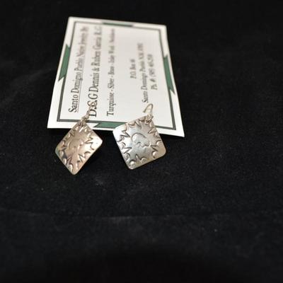 Dennis & Ruben Garcia Pueblo Native Earrings 3.2g