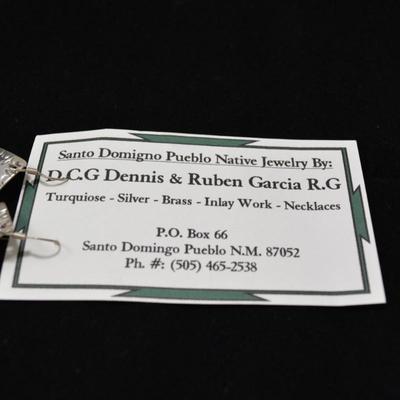 Dennis & Ruben Garcia Pueblo Native Earrings 3.2g