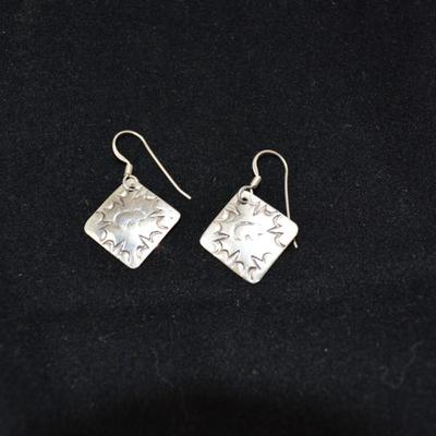 Dennis & Ruben Garcia Pueblo Native Earrings 3.2g