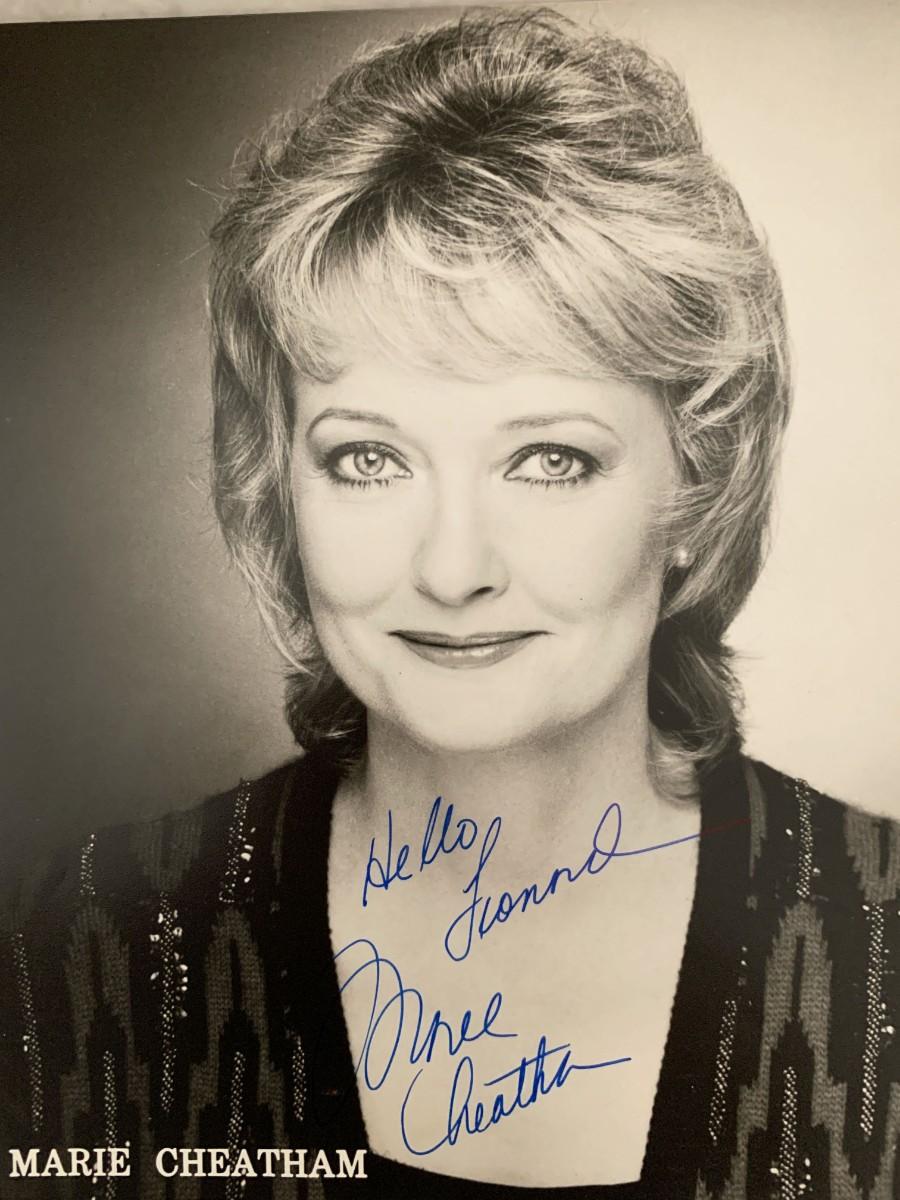 Maree Cheatham signed photo
