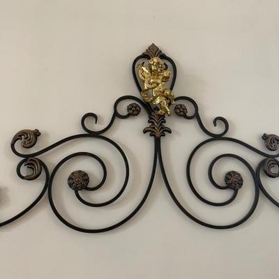 Metal Decorative Wall Hanging Cherub