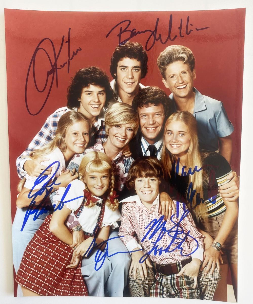 The Brady Bunch cast signed photo | EstateSales.org