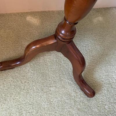 Mahogany Bust / Plant Stand