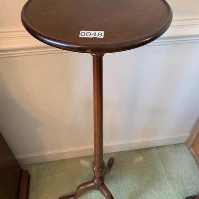 Mahogany Bust / Plant Stand