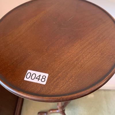 Mahogany Bust / Plant Stand