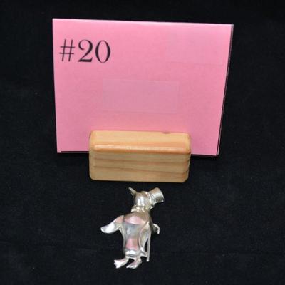 Sterling Penguin Brooch 5.0g