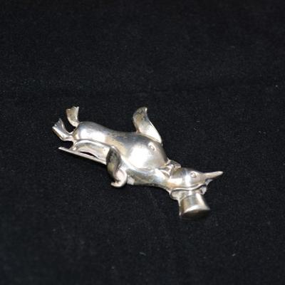 Sterling Penguin Brooch 5.0g