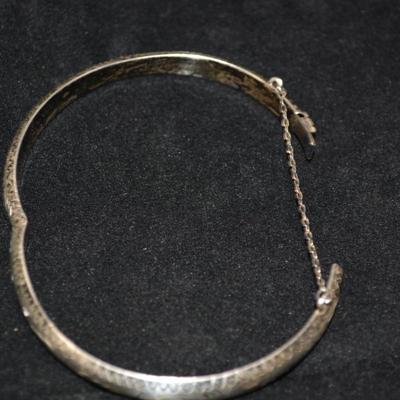 Vintage 925 Sterling Clasp Bracelet 8" 9.3g