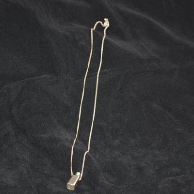 Sterling Perfume Pendant 24" 11.3g