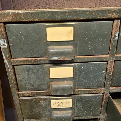 Metal 27 Drawer Storage Cabinet (WS-JS)