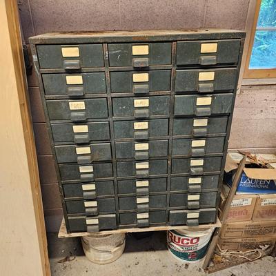 Metal 27 Drawer Storage Cabinet (WS-JS)