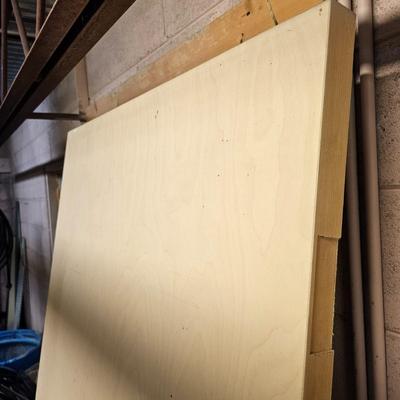 Two Solid Core Unfinished Wood Doors  (WS-JS)