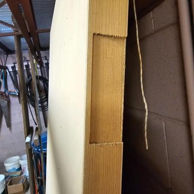 Two Solid Core Unfinished Wood Doors  (WS-JS)