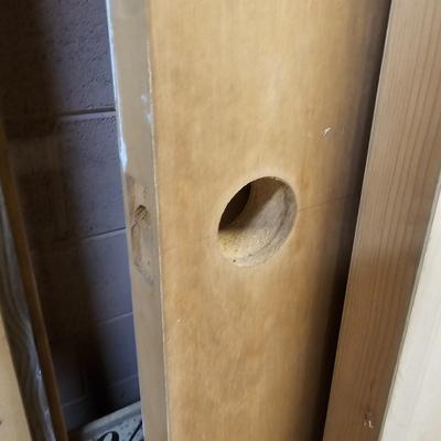 Two Solid Core Unfinished Wood Doors  (WS-JS)