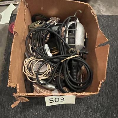 Misc - Shop Light and Extension Cords