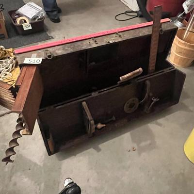 Antique Carpenter/ Woodworking Toolbox