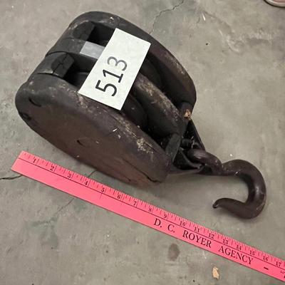 Large Antique Pulley
