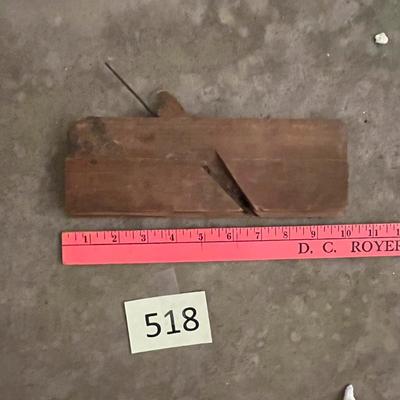 Narrow wood plane