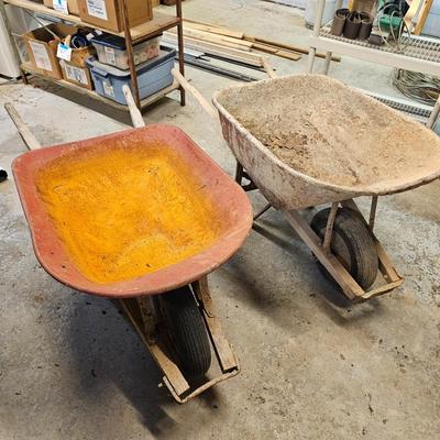 Pair of Steel Wheelbarrows (WS-JS)