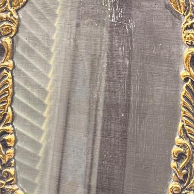 Antique Brass Tilting Vanity Mirror