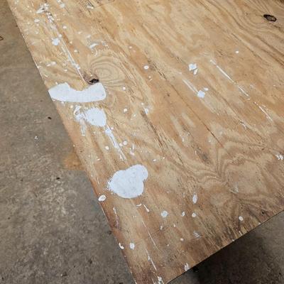 Four Sawhorses & Six Sheets of Plywood  (WS-JS)