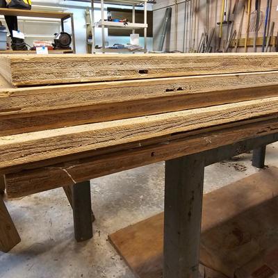 Four Sawhorses & Six Sheets of Plywood  (WS-JS)